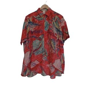 Vintage Kansai 02 Yamamoto blouse Hawaiian print size Medium